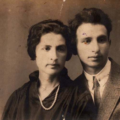 Esfir (Samuel's sister) and Max (husband) _0006_b